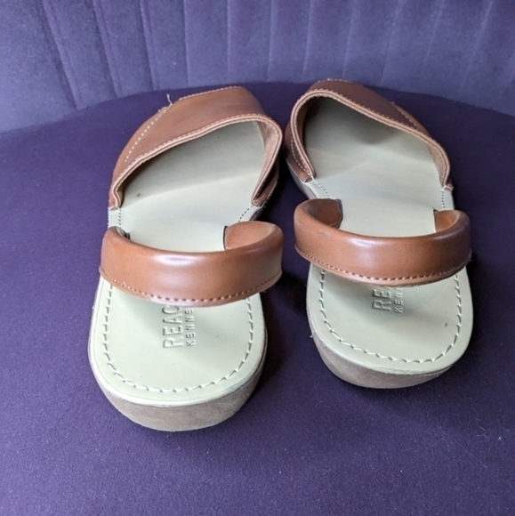 Kenneth Cole Reaction Size 7 Brown Open Toe Sandals‎ w/ Back Strap - Picture 5 of 8